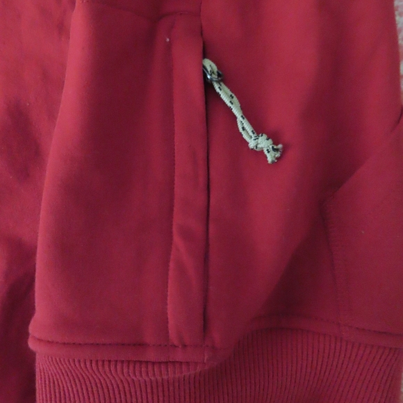 howler brothers lightning bolt red hoodie jacket M - Picture 3 of 7